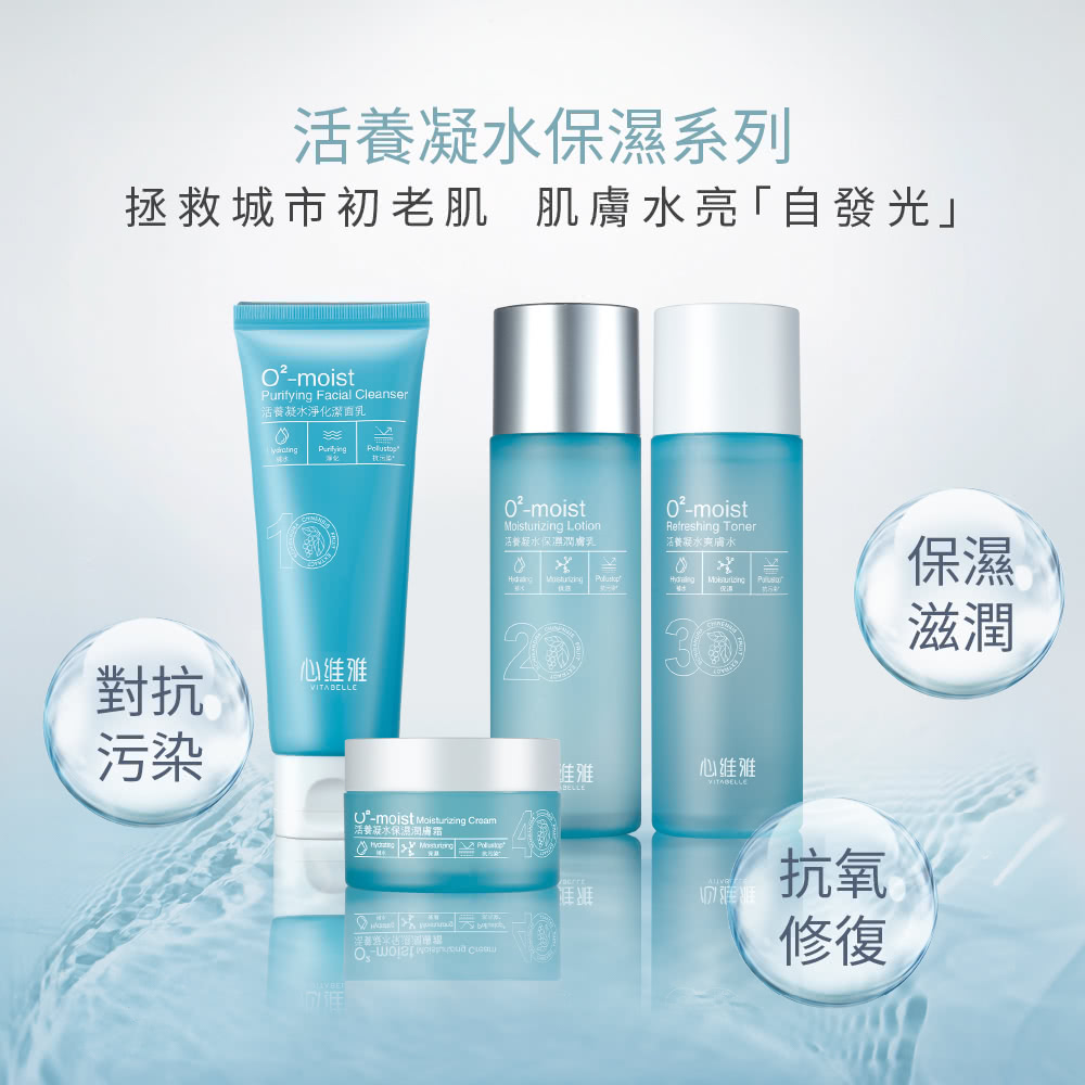 拯救城市初老肌 肌膚水亮自發光