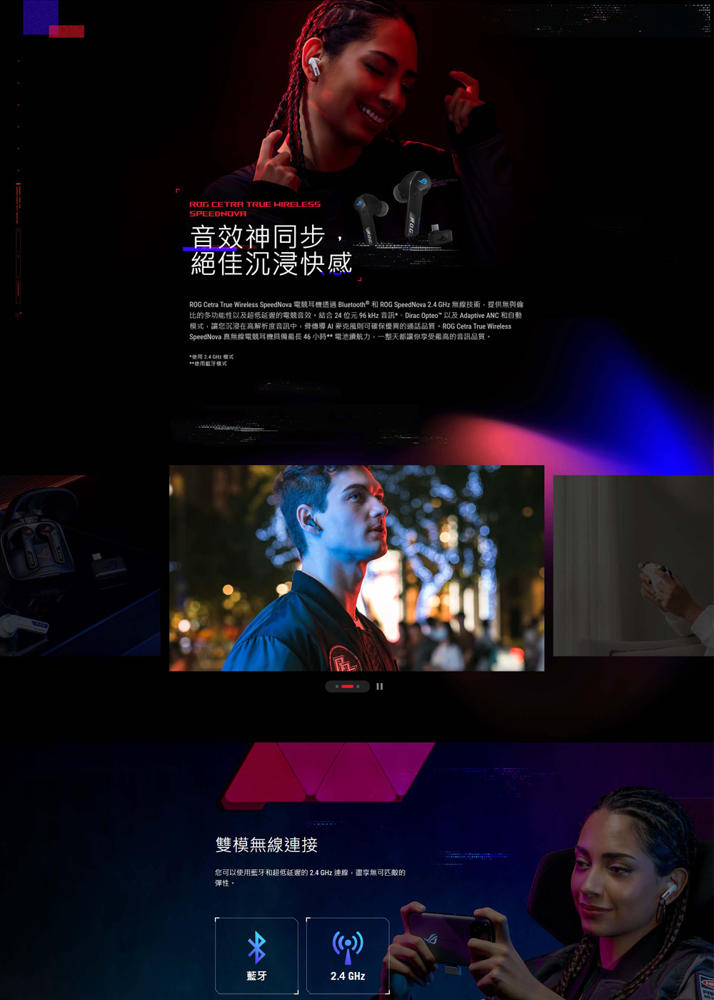 ASUS 華碩 ROG CETRA TWS SPEEDNOV
