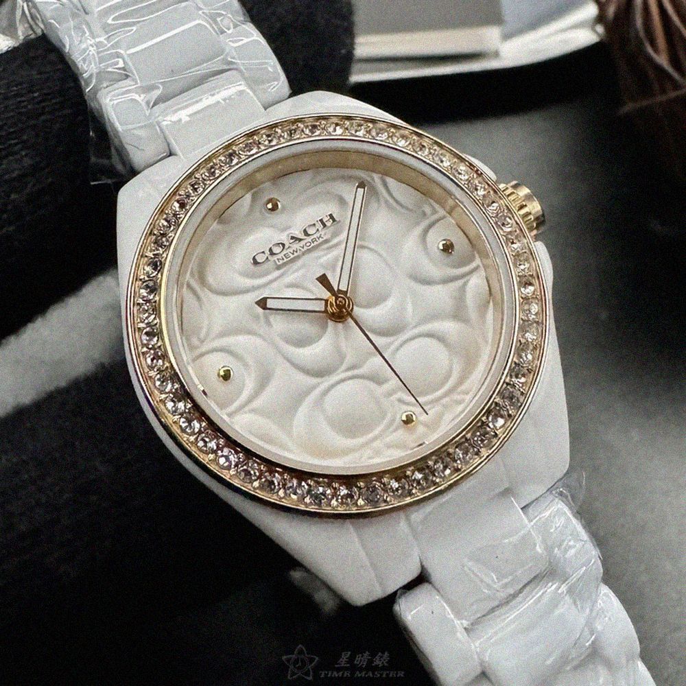 COACH COACH蔻馳女錶型號CH00193(白色錶面白