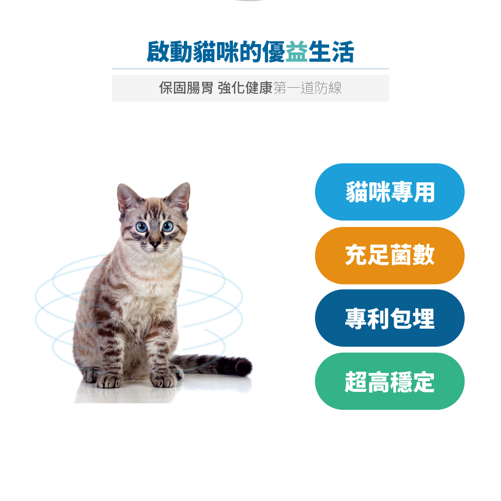 MORESON 木入森 貓咪活菌寶 30包*3盒入(貓咪腸胃