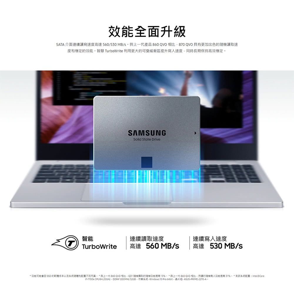 SAMSUNG 三星 搭 5埠 交換器 ★ 870 QVO 