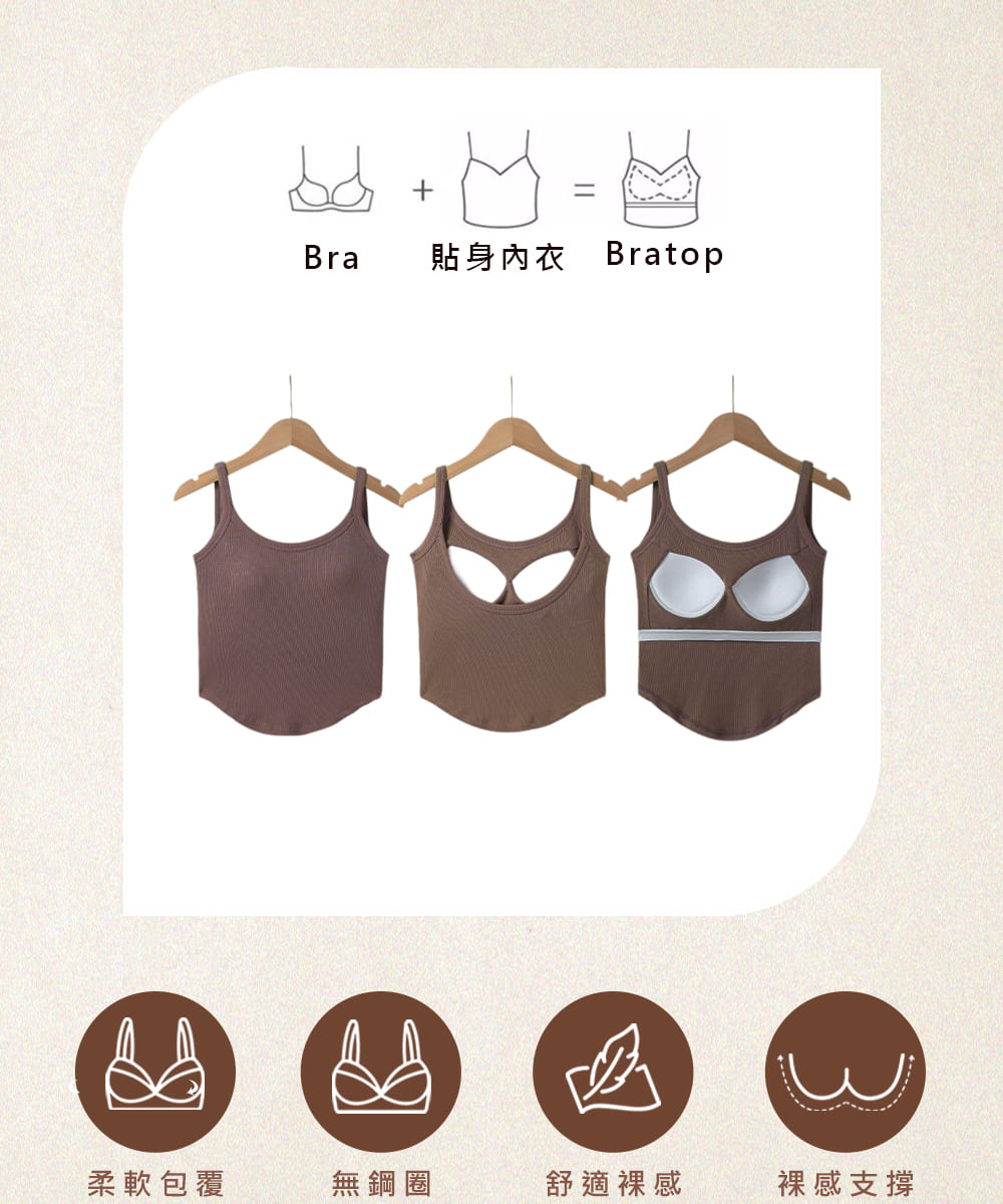 柔軟包覆 無鋼圈 舒適裸感 裸感支撐 