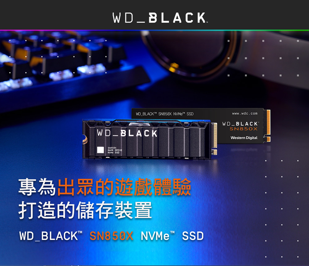 WD 威騰 黑標 SN850X 1TB M.2 NVMe P