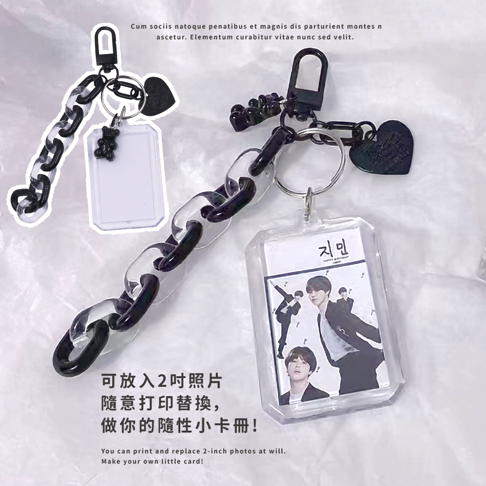 可放入2吋照片 隨意打印替換, 做你的隨性小卡冊 