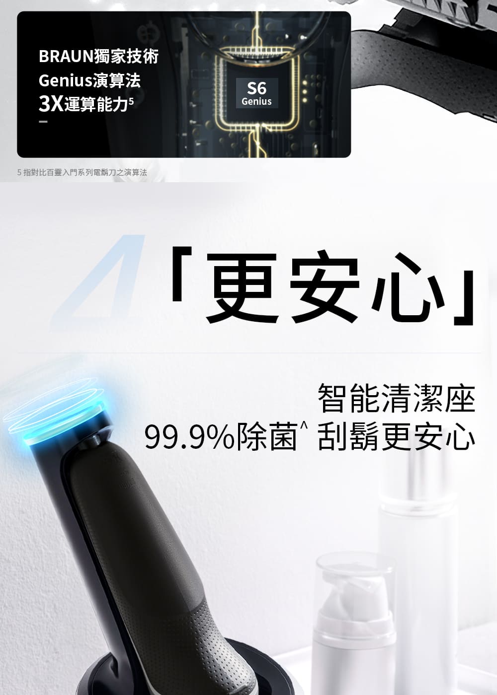 5指對比百靈入門系列電鬍刀之演算法