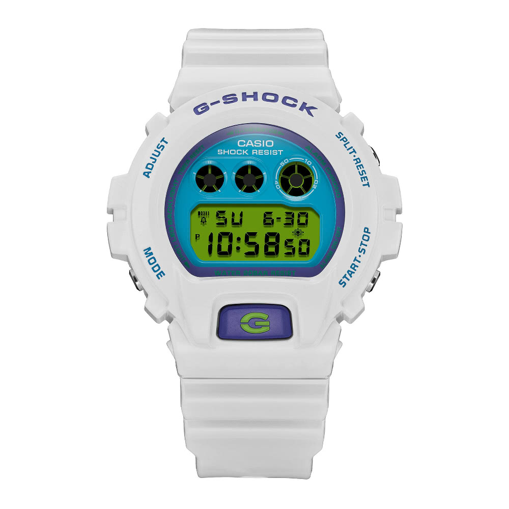 CASIO 卡西歐 6900 系列 流行色彩風格設計腕錶 鮮