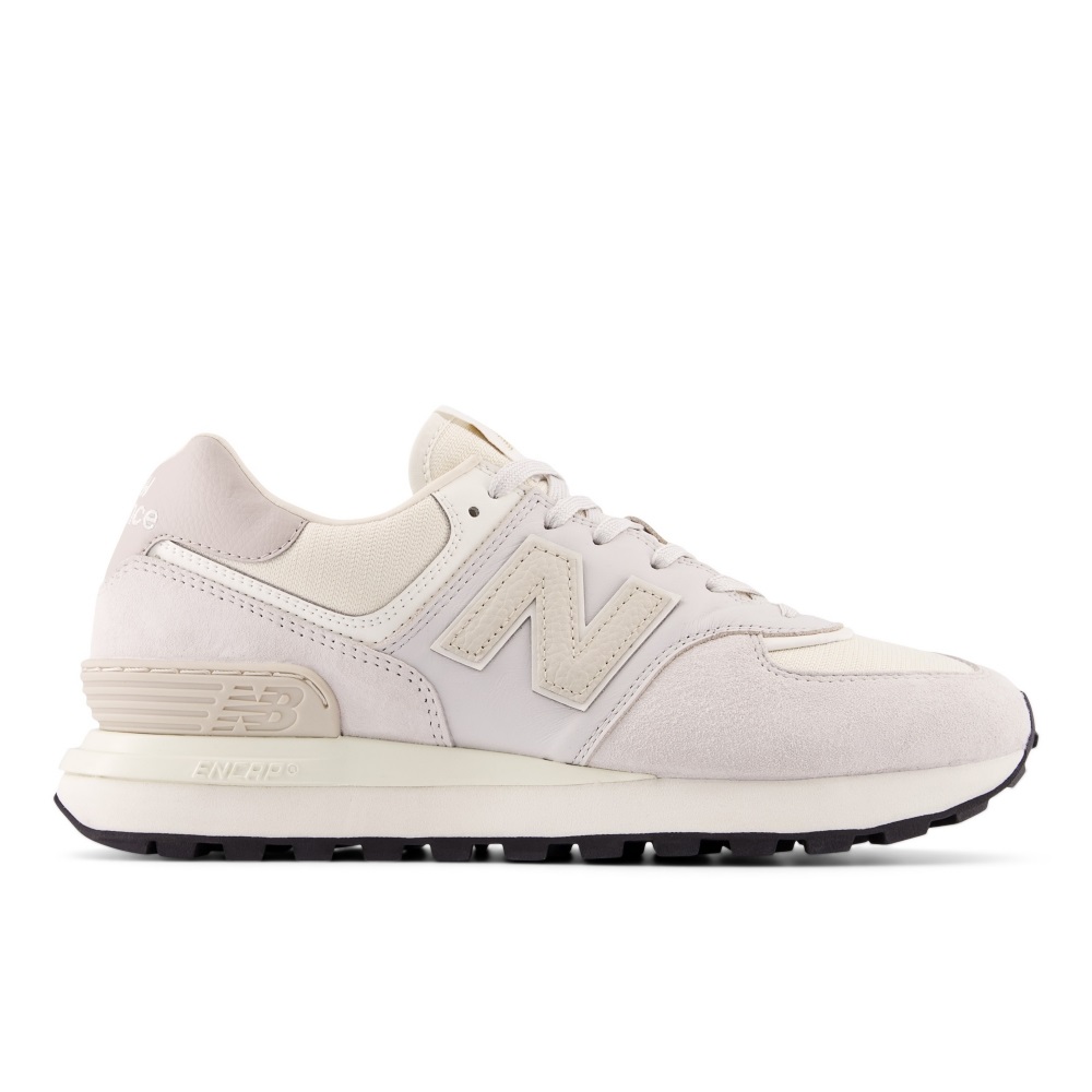 NEW BALANCE 574 男女段 杏灰色 D楦 麂皮 