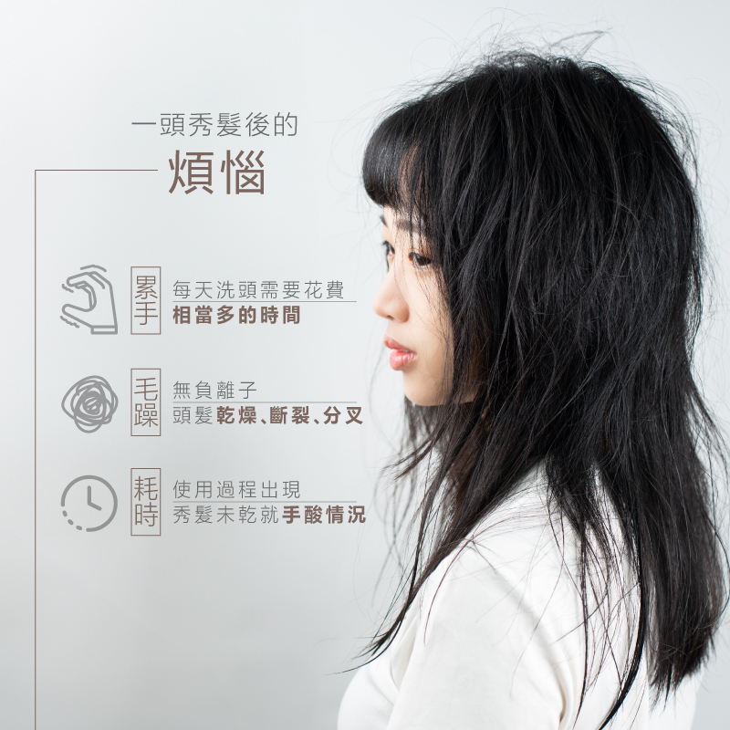 頭髮乾燥斷裂、分叉