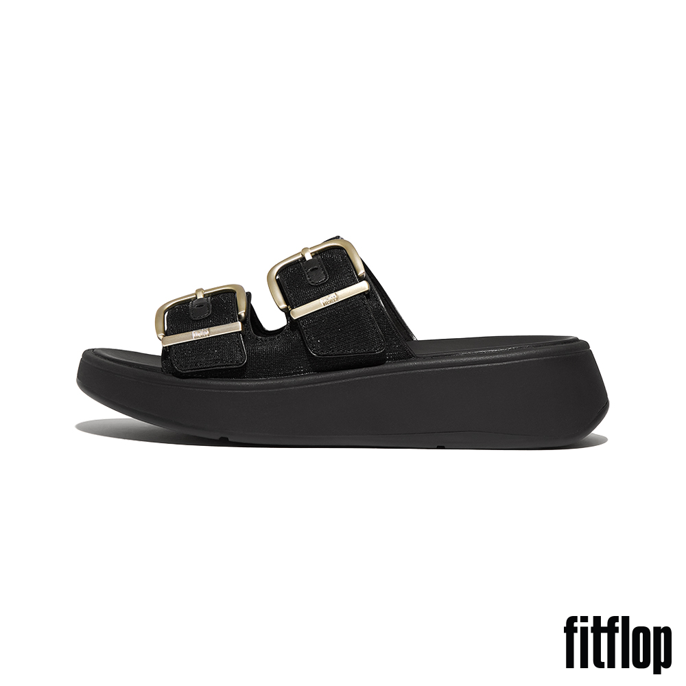 FitFlop F-MODE 經典亮粉扣環厚底雙帶涼鞋-女(