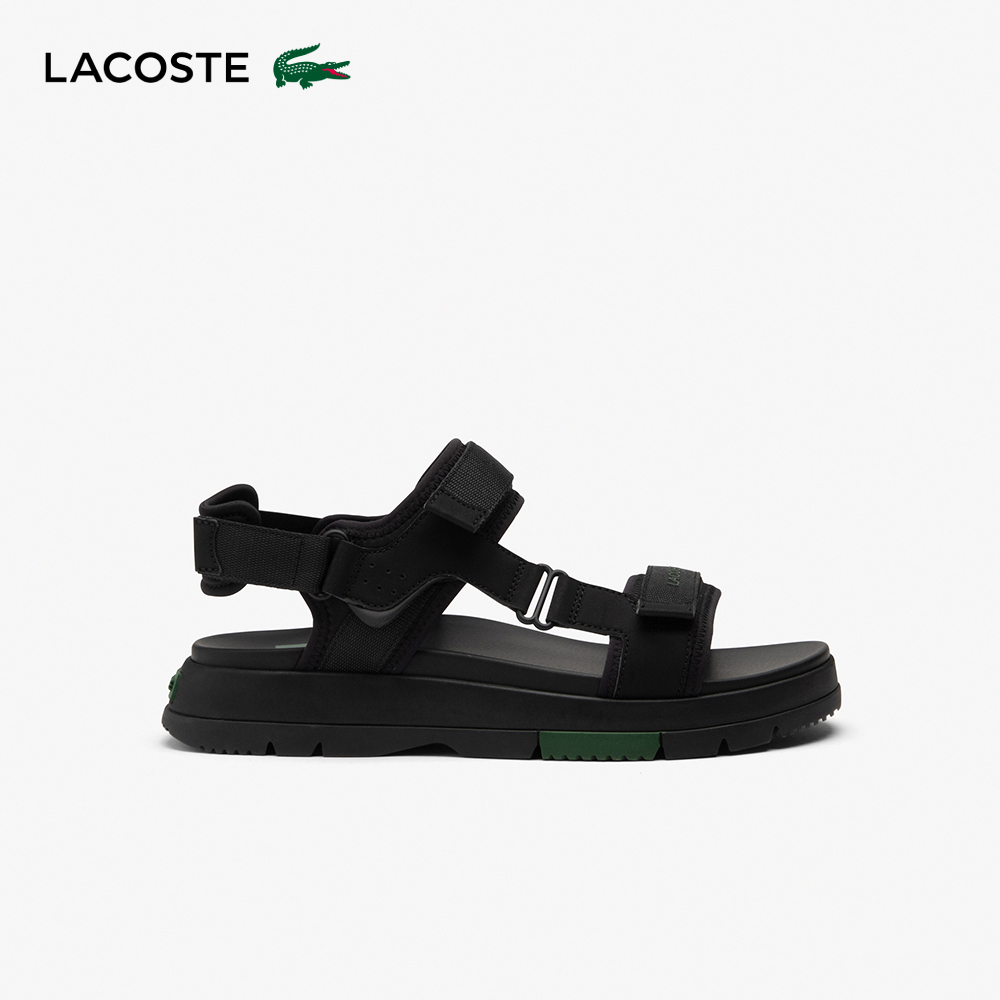 LACOSTE 男鞋-Suruga休閒運動涼鞋(黑色)折扣推