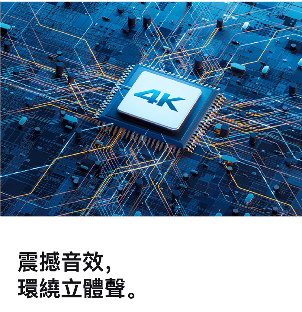 震撼音效, 環繞立體聲。