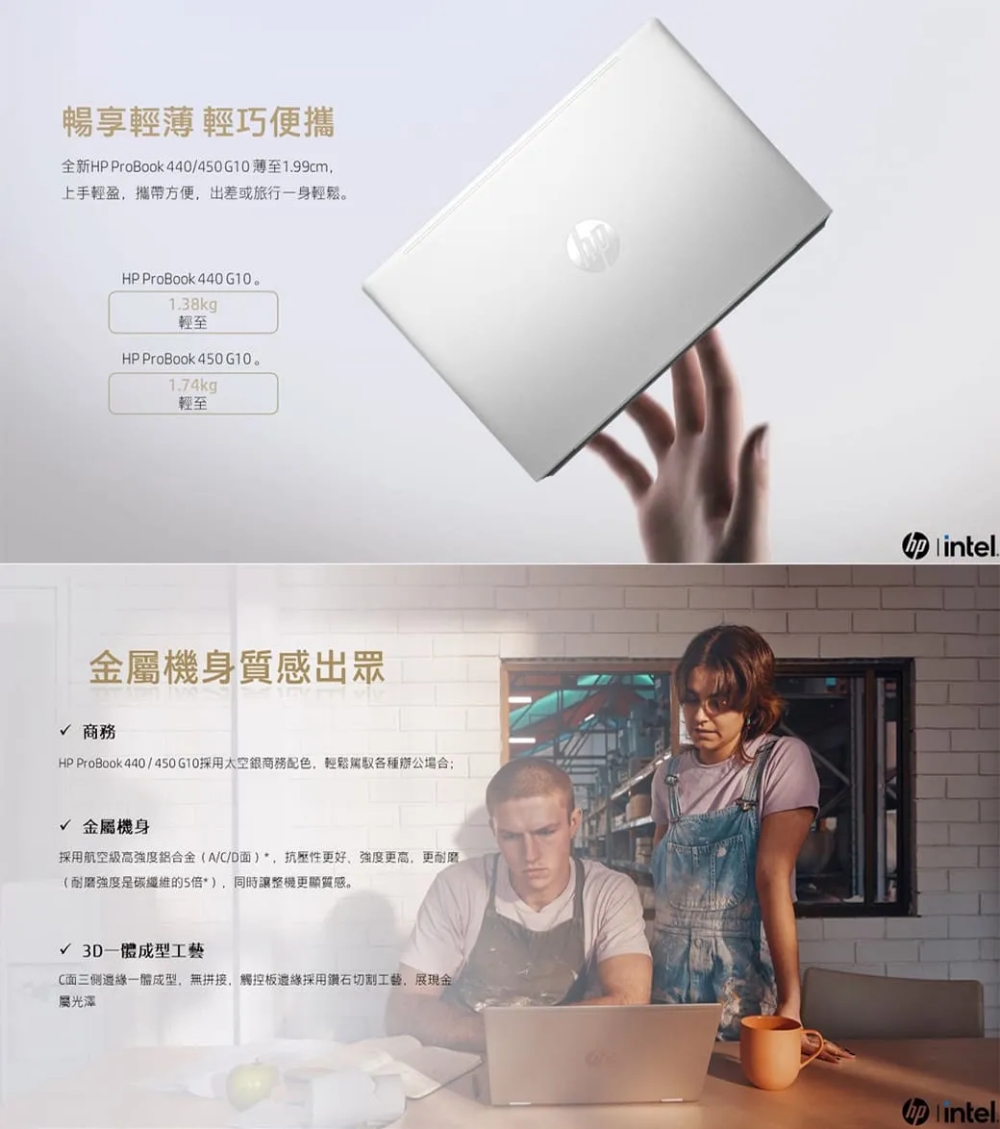 HP 惠普 14吋i7+獨顯RTX2050商用筆電(ProB