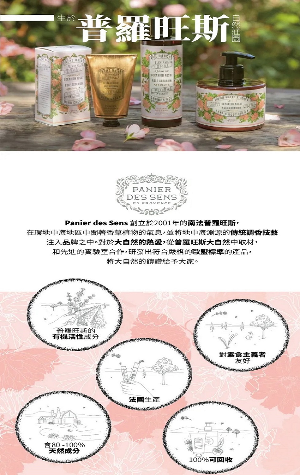 Panier des Sens 創立於2001年的南法普羅旺斯,