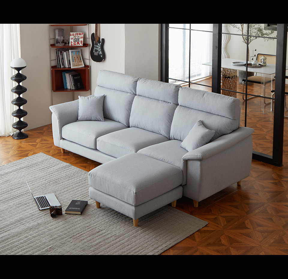 擇木深耕 蕾貝卡L型涼感布沙發 推薦