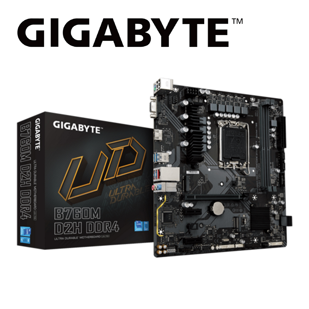 GIGABYTE 技嘉 B760M D2H DDR4 主機板