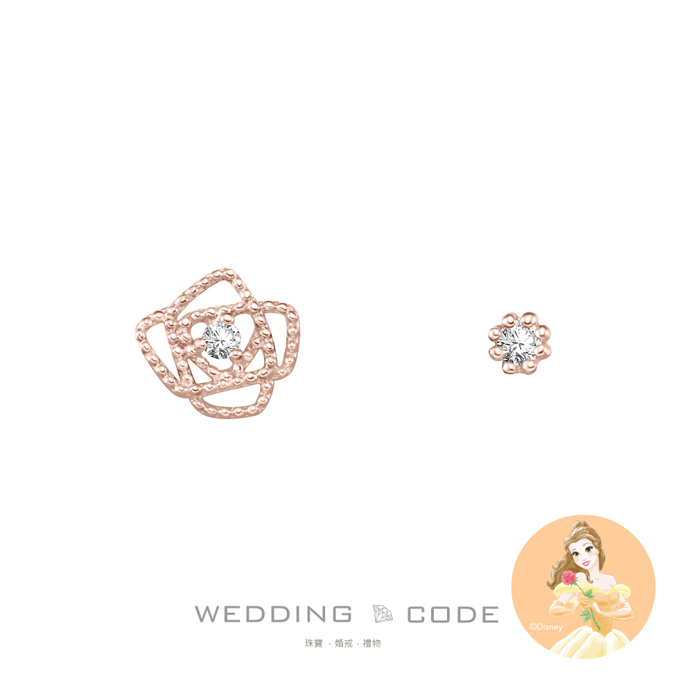 WEDDING CODE 14K金 鑽石耳環 迪TME049