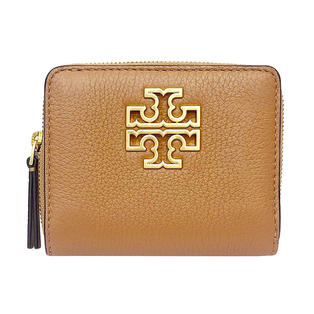 TORY BURCH Britten系列奶茶色大TB log