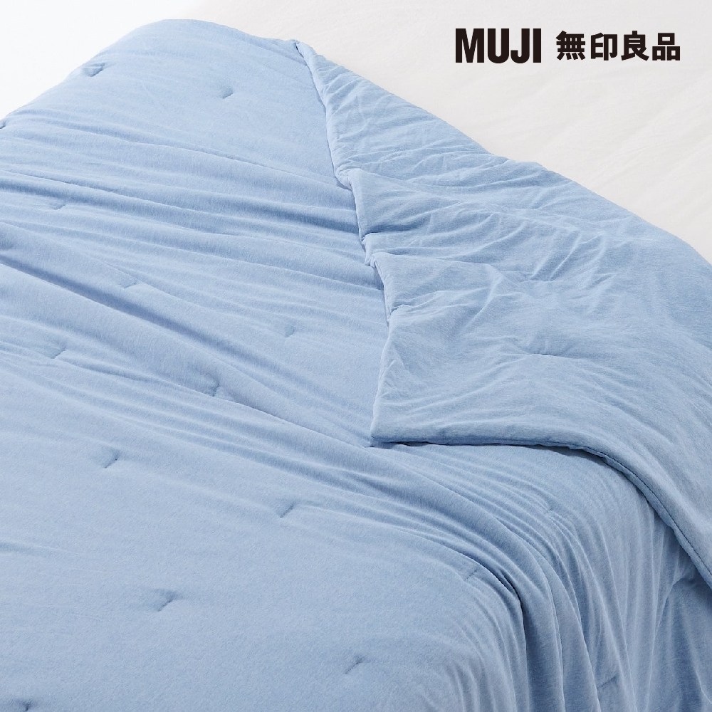 MUJI 無印良品 涼感薄被/D/藍色(180*200cm)