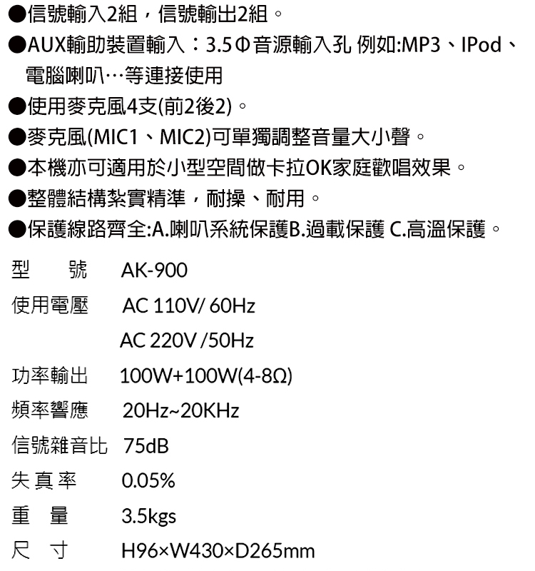 Audioking AK-900(D類數位綜合擴大機)好評推