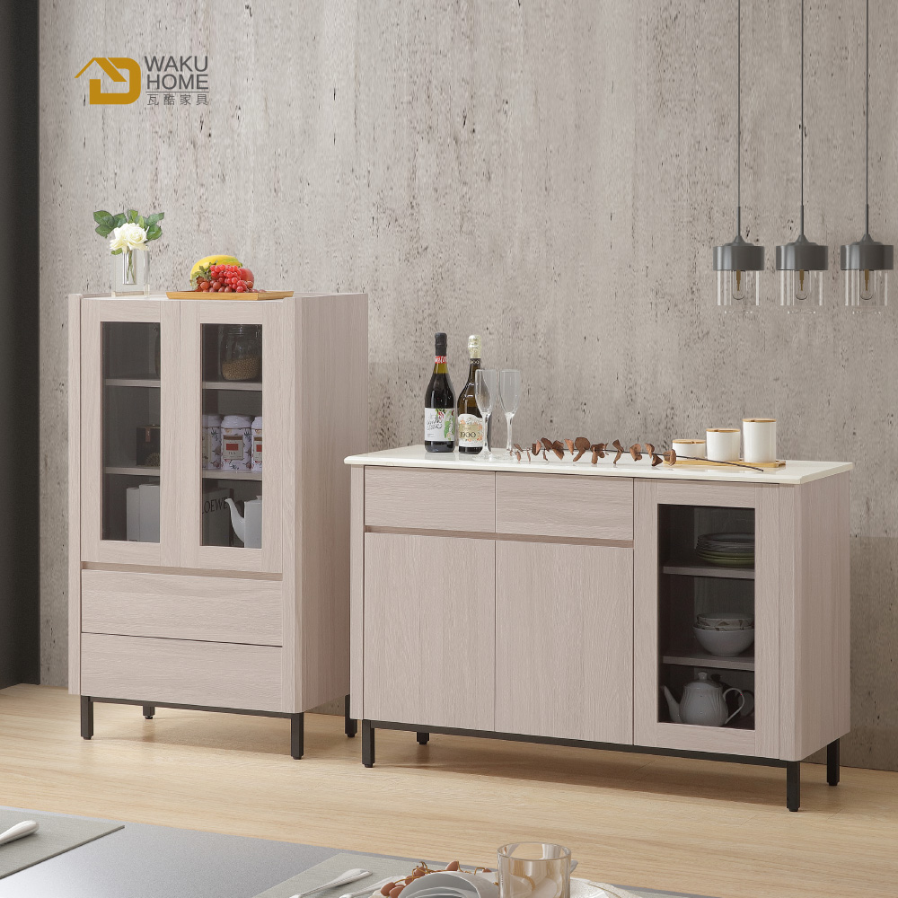 WAKUHOME 瓦酷家具 Miller清新簡約白榆木4尺餐