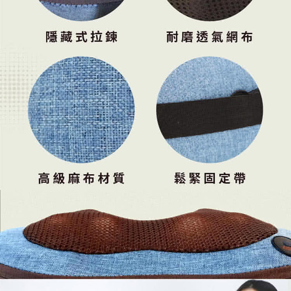 隱藏式拉鍊耐磨透氣網布高級麻布材質鬆緊固定帶