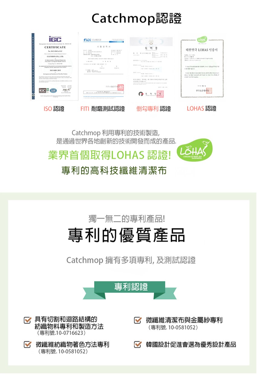 ISO認證 FITI 耐磨測試認證 倒勾專利認證