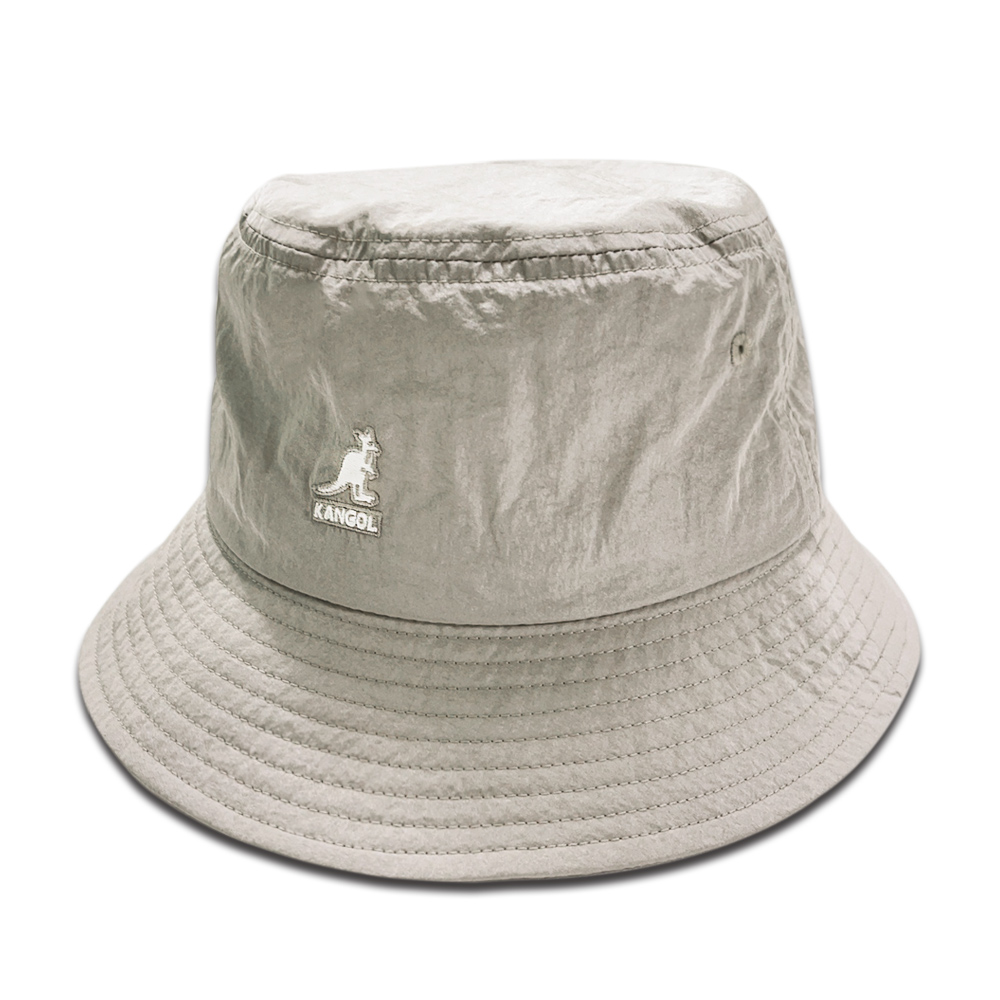 KANGOL NYLON 微光薄料漁夫帽(淺灰色) 推薦