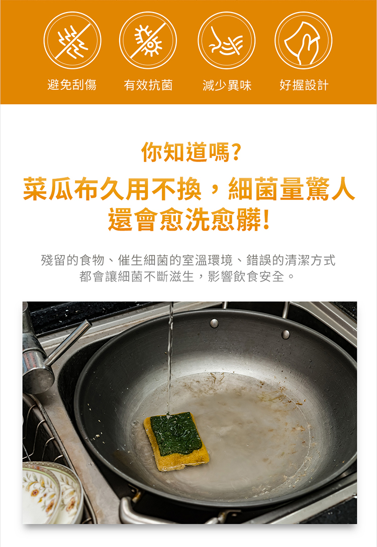 殘留的食物、催生細菌的室溫環境、錯誤的清潔方式