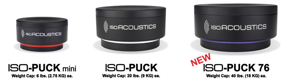 IsoAcoustics 喇叭腳架墊材(ISO-PUCK)評