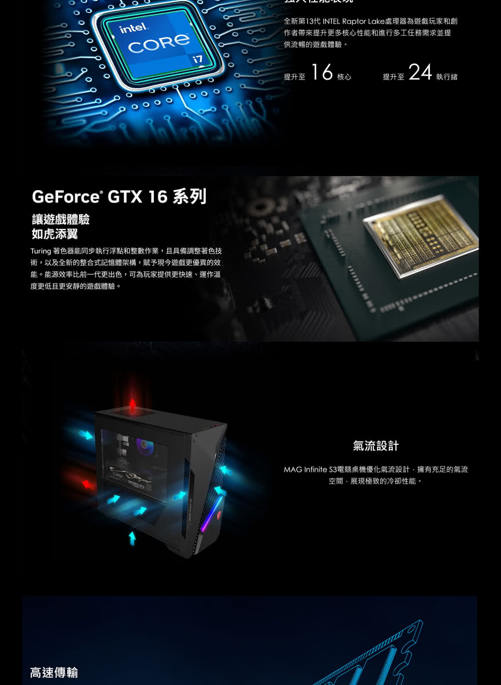 MSI 微星 +16G記憶體組★i7 GTX1650電競電腦