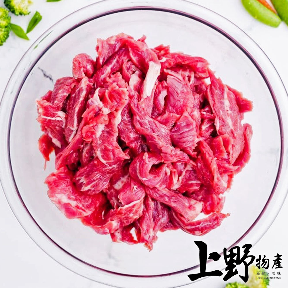 上野物產 美國安格斯牛肉絲 x8包(250g±10%/包 牛