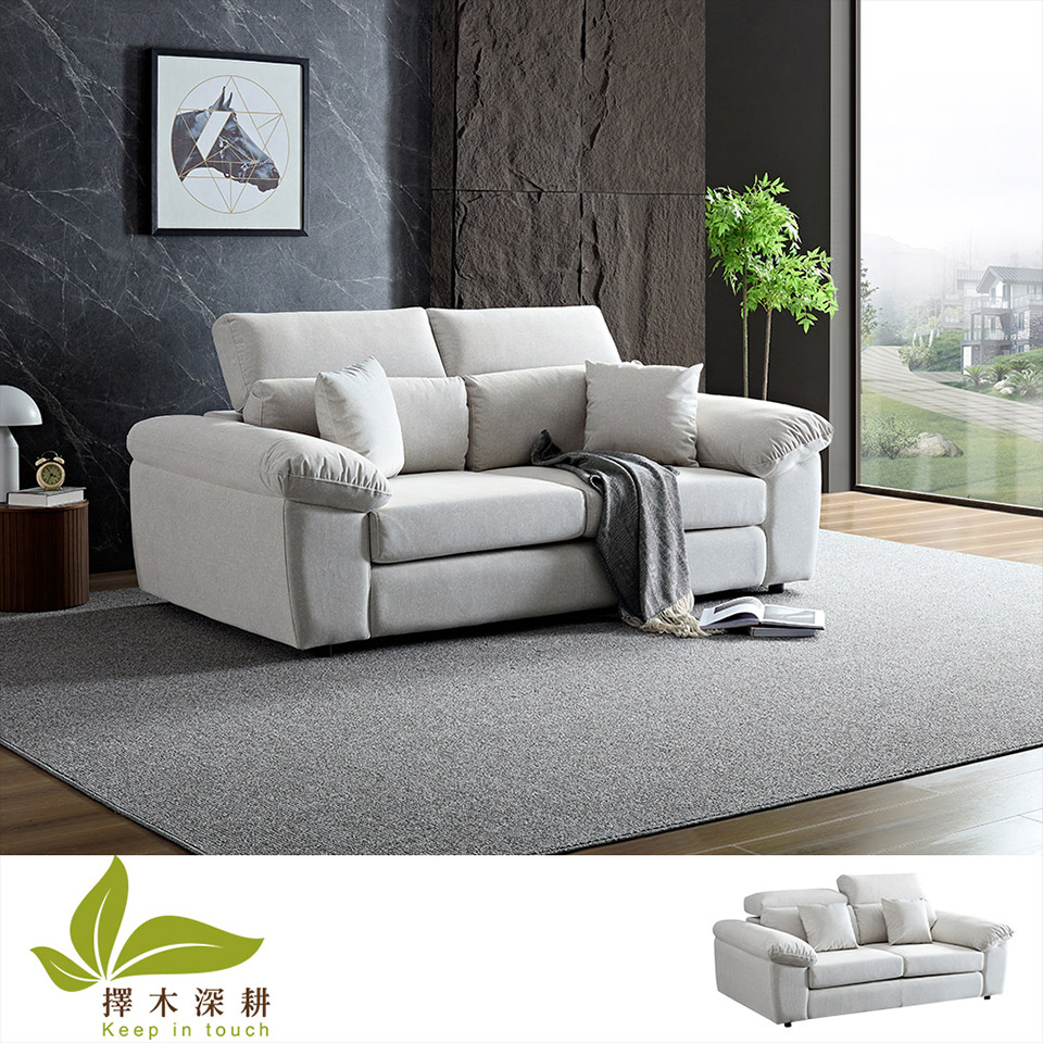 擇木深耕 波恩三人座貓抓布沙發 推薦