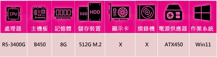 技嘉平台 R5四核 Win11{南極光GN1ABW}文書機(