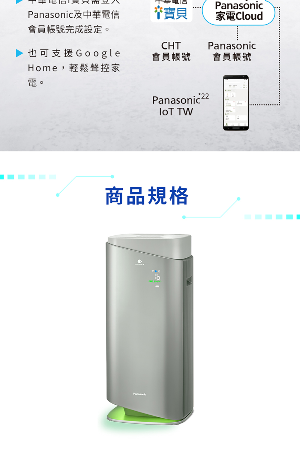 Panasonic及中華電信