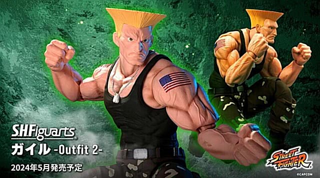 BANDAI 萬代 SHF 快打旋風2 GUILE 凱爾 蓋