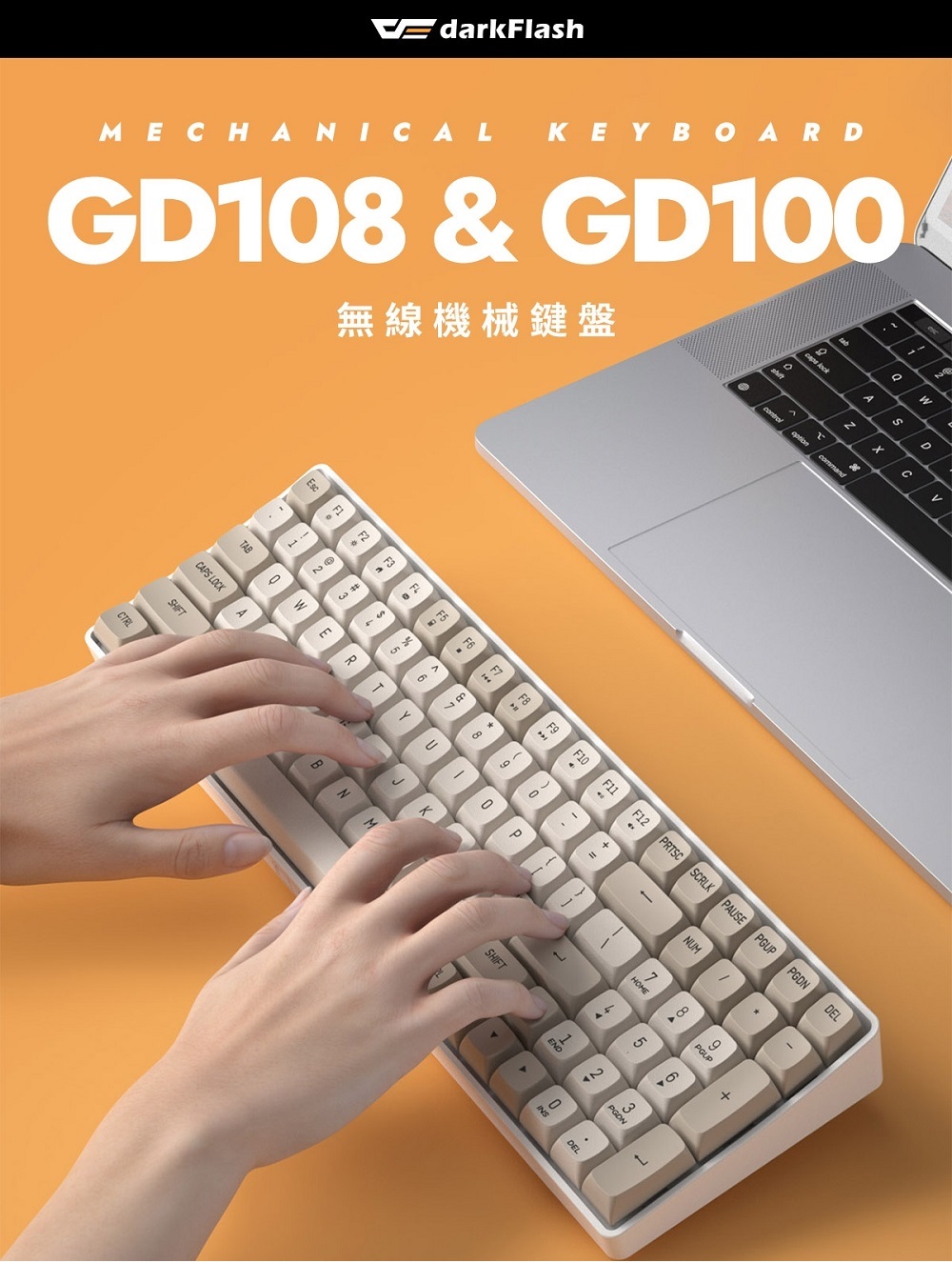 darkFlash GD108 熱插拔 中文 無光版雙模機械