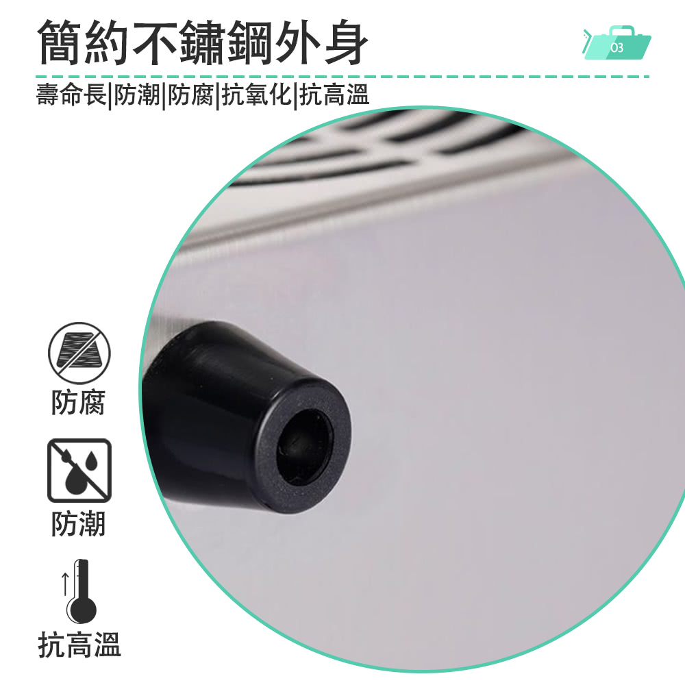 簡約不鏽鋼外身 壽命長防潮防腐抗氧化抗高溫 防腐 防潮 抗高溫 