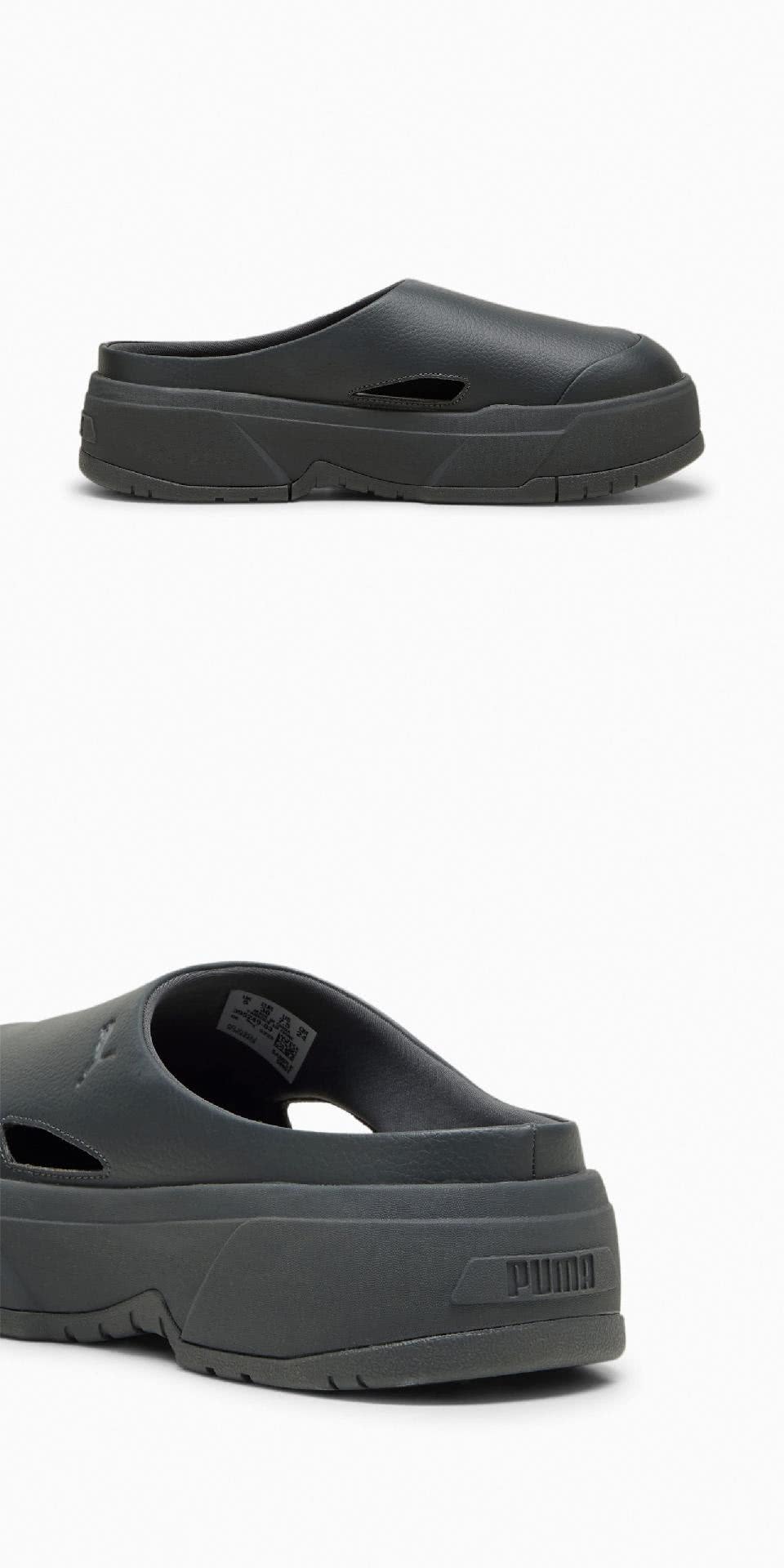 PUMA 穆勒鞋 CA. Mule Wns 女鞋 黑 皮革 