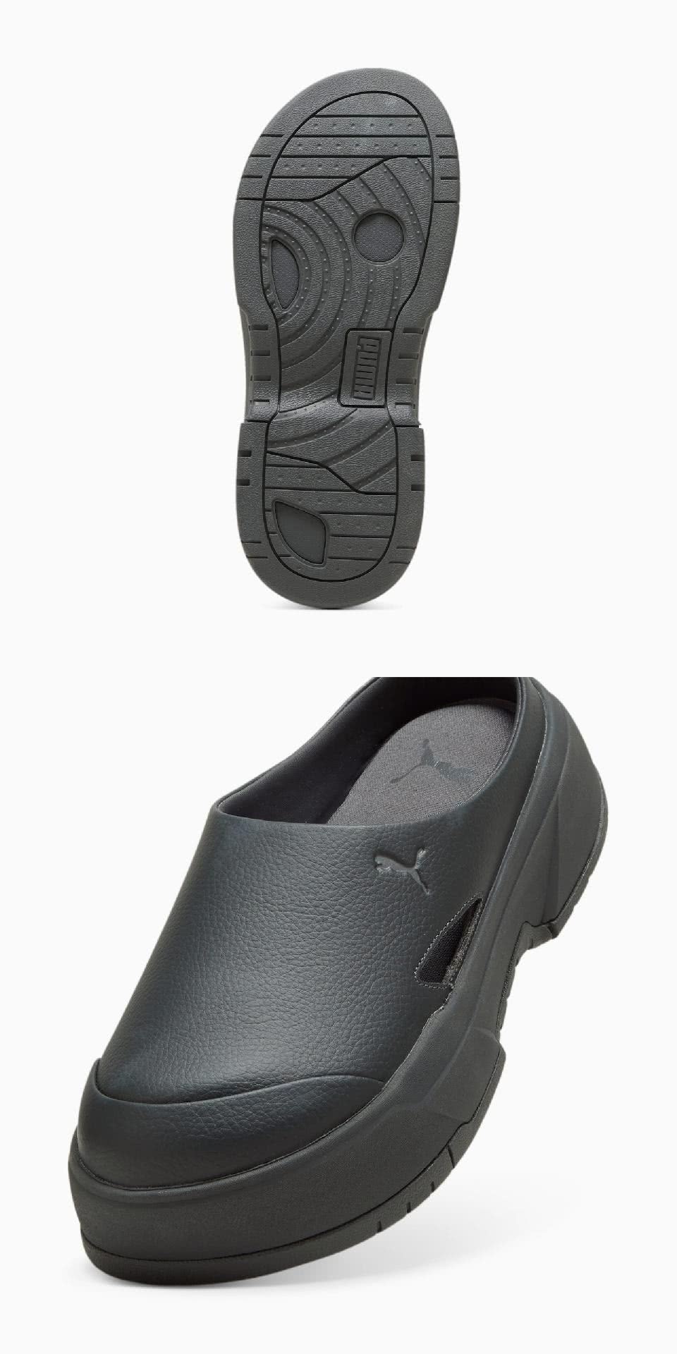 PUMA 穆勒鞋 CA. Mule Wns 女鞋 黑 皮革 