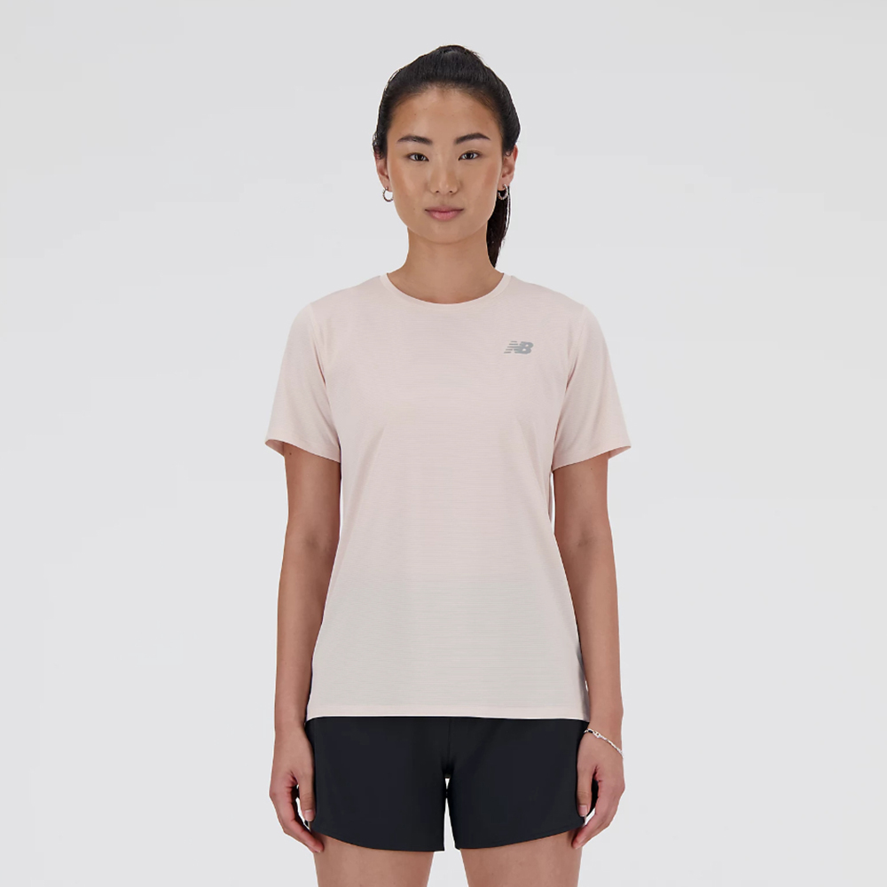 NEW BALANCE NB 上衣 女款 短袖上衣 運動 粉