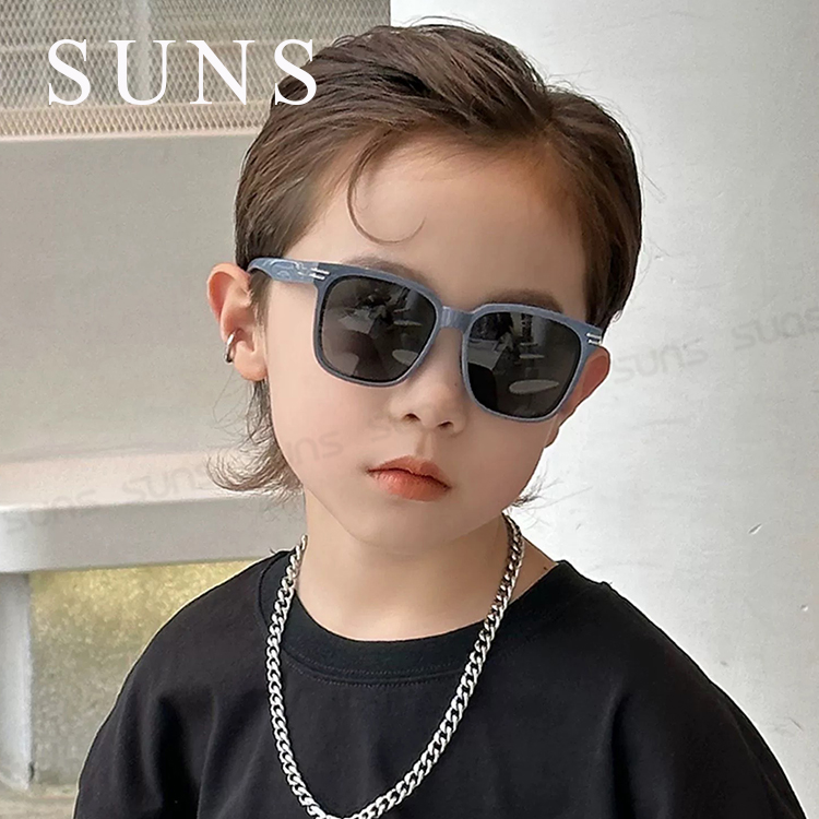 SUNS 兒童偏光太陽眼鏡 彈力壓不壞材質 時尚韓版ins墨