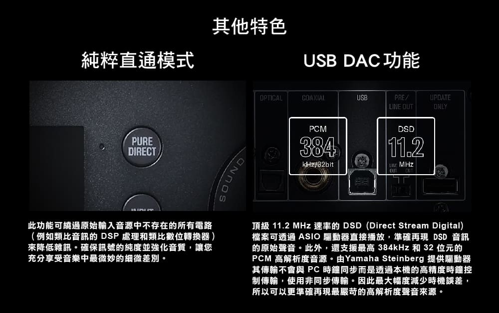 頂級 11.2 MHz 速率的 DSDDirect Stream Digital