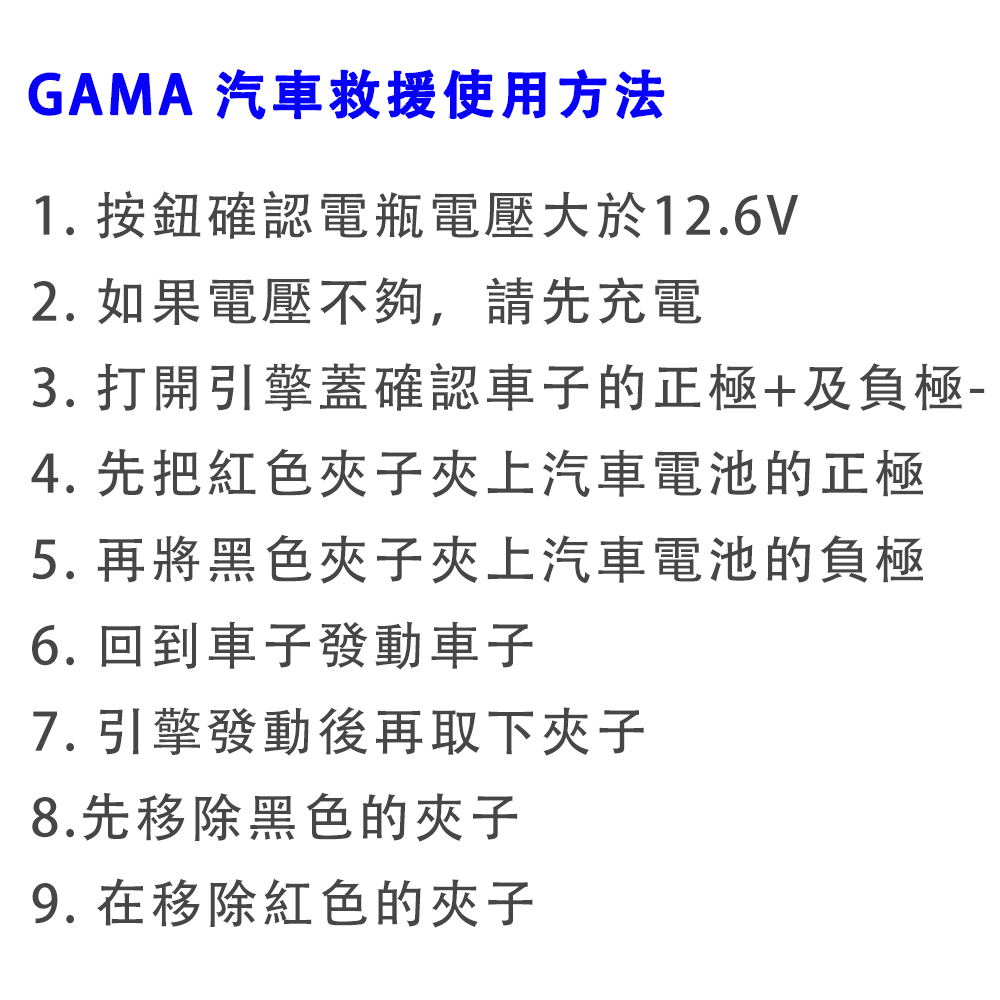 GAMA 翠光 電源供應器 GAMA T500救車電源(車麗