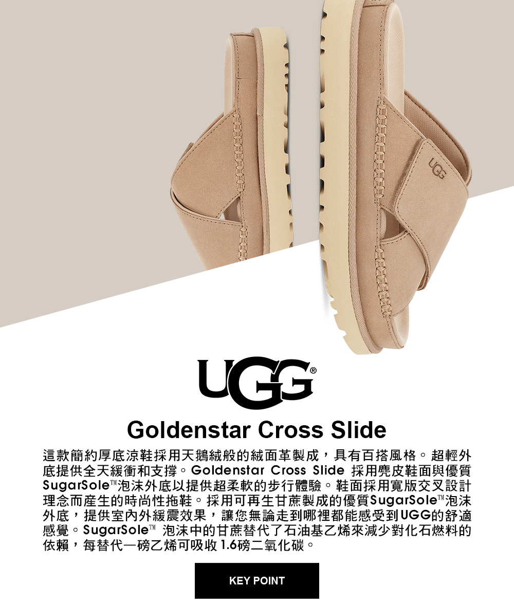 UGG 女鞋/拖鞋/厚底鞋/懶人鞋 Goldenstar C