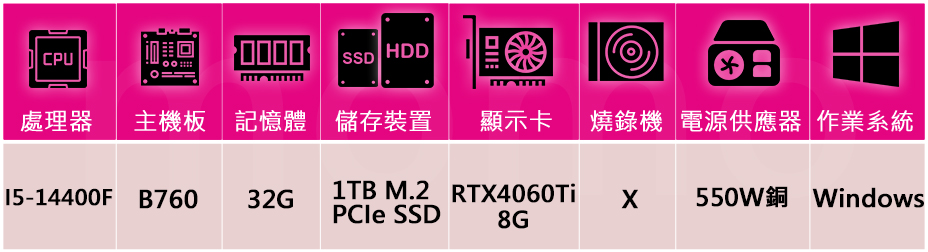 技嘉平台 i5十核GeForce RTX 4060Ti Wi