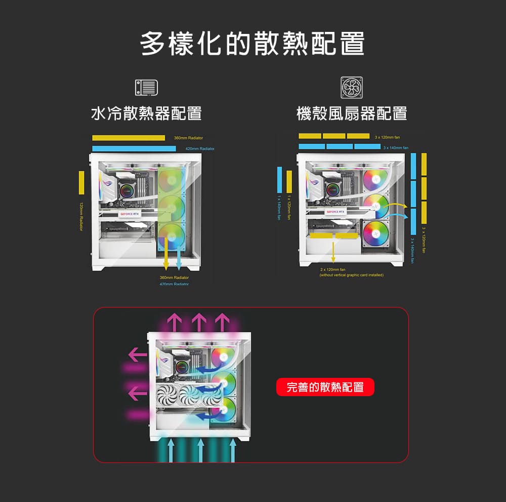 德商Xilence GLEAM XG171 黑色雙面透側豪景