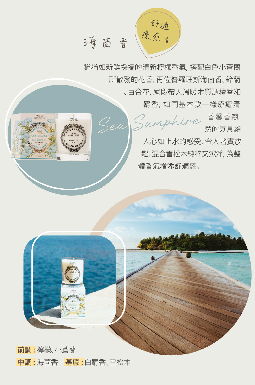 猶猶如新鮮採摘的清新檸檬香氣, 搭配白色小蒼蘭