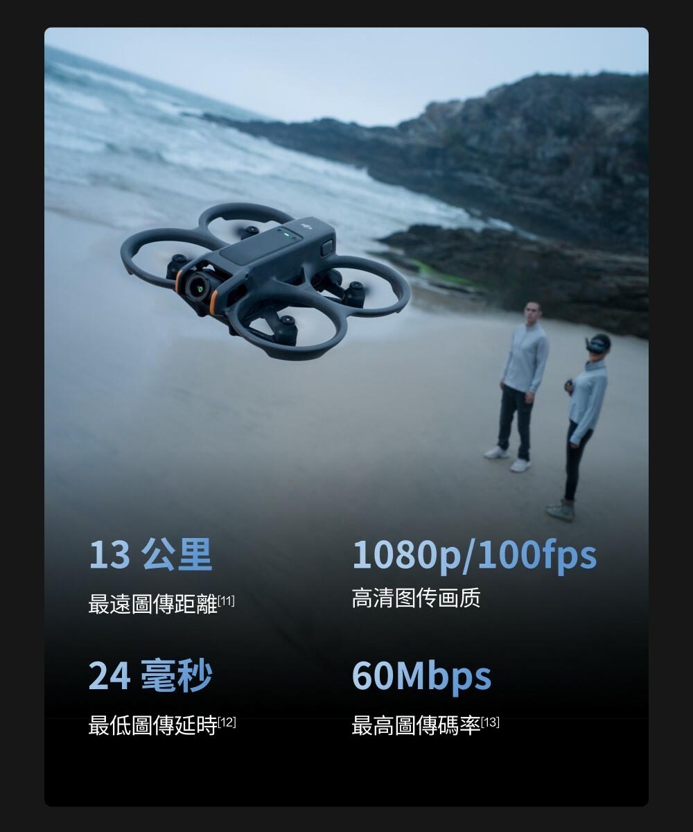 DJI AVATA 2暢飛套裝-單電池版 + Care 2年