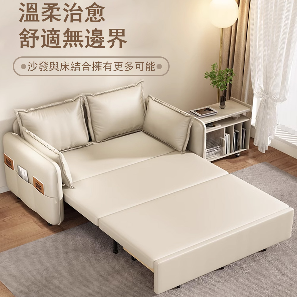 木鈺堂 多功能可調節折疊沙發床(贈2抱枕/三種模式/帶儲物箱 木鈺堂 多功能可調節折疊沙發床(贈2抱枕/三種模式/帶儲物箱