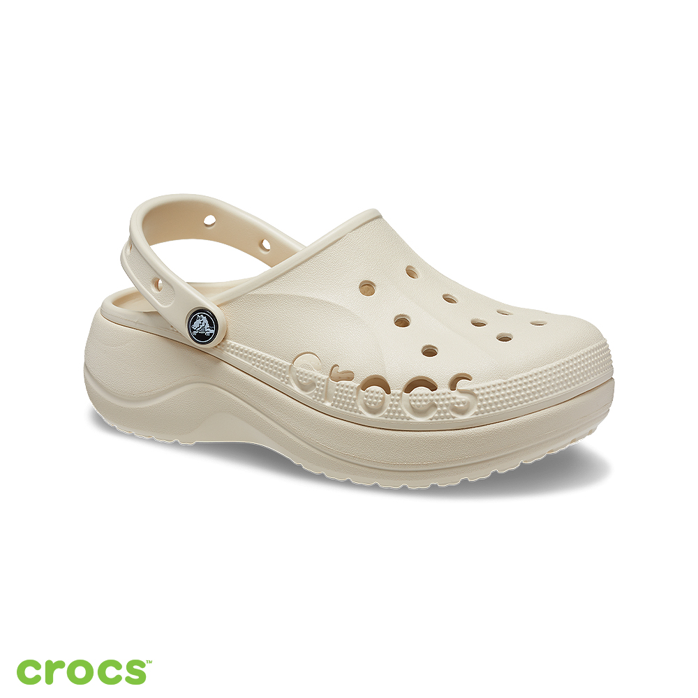 Crocs 女鞋 貝雅厚底經典雲朵克駱格(208186-11